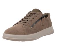 Sneaker ECCO "Move W", Damen, Gr. 41, taupe, Veloursleder, Basic, Schuhe, Freizeitschuh, Schnürschuh, Halbschuh mit seitlichem Reißverschluss (77975324-41) taupe