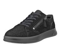 ECCO Sneaker Move Zip Lace (Premium-Leder) schwarz Damen, Größe Euro (US) 38