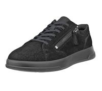 ECCO Sneaker Move Zip Lace (Premium-Leder) schwarz Damen, Größe Euro (US) 42