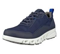 ECCO Sneaker Multi-Vent Gtxs Tex Lea (Vollnarbenleder, wasserdicht) marineblau Herren, Größe Euro (US) 43