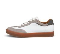 ECCO Sneaker Soft 10 (Premium-Leder) 2026 weiss/dunkelbeige Herren, Größe Euro (US) 44