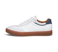 ECCO Sneaker Soft 10 (Premium-Leder) 2026 weiss/grau/navy Herren, Größe Euro (US) 44