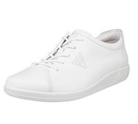 Ecco SOFT 2.0 20658301007 weiß - bequeme Halbschuhe für Damen - Größe 37