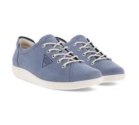 ECCO Sneaker Soft 2.0 Tie (leichte und flexible Sohle) blau Damen, Größe Euro (US) 41