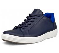 ECCO Sneaker Soft 7 Easy Slip Lace (Premium-Leder) navyblau Herren, Größe Euro (US) 42