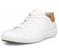ECCO Sneaker Soft 7 Easy Slip Lace (Premium-Leder) weiss Herren, Größe Euro (US) 45