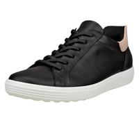 ECCO Sneaker Soft 7 Easy Slip Low (Premium-Leder) schwarz/weiss Damen, Größe Euro (US) 40