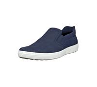 ECCO Sneaker Soft 7 Easy Slip (Premium-Leder) navyblau Herren, Größe Euro (US) 46