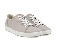 Ecco Sneaker Soft 7 Nubukleder grau/rosa Damen Größe 39