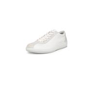 Ecco Sneaker Soft Zero – ECCO-Leder, weiß, mit Schnürung – Herren Größe 46 EU