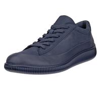 ECCO Sneaker Soft Zero WP (Premium-Leder, wasserdicht) marineblau Damen, Größe Euro (US) 39
