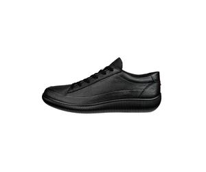 ECCO Sneaker Soft Zero WP (Premium-Leder, wasserdicht) schwarz Herren, Größe Euro (US) 41