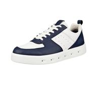 ECCO Sneaker Street 720 GTX (Glattleder, wasserdicht) dunkelblau/weiss Herren, Größe Euro (US) 43