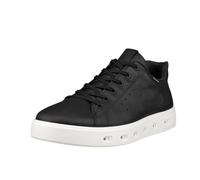 ECCO Street 720 Herren-Sneaker, belüftet, Gore-Tex, wasserdicht, Retro-Sneaker, schwarz / weiß, 43 EU
