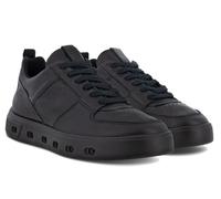 Ecco Sneaker Street 720 – Leder, wasserdicht – Damen Schwarz Gr. 37 EU