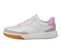 ECCO Sneaker Street Court Lea (Premium-Leder) weiss/rosa/lila Damen, Größe Euro (US) 41