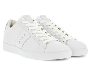 ECCO Sneaker Street Lite (Premium-Leder, hoher Tragekomfort) weiss Damen, Größe Euro (US) 40