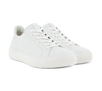 ECCO Sneaker Street Tray (Premium-Leder, atmungsaktiv) weiss Damen, Größe Euro (US) 43