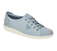 ECCO Sneaker Soft 2.0 Tie (leichte und flexible Sohle) dustyblau Damen, Größe Euro (US) 41