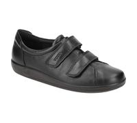 ECCO Damen Soft 2.0 Hohe Sneaker Trainer, Black Sole, 38 EU