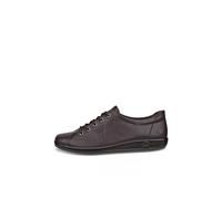 ECCO Sneaker Soft 2.0 Tie (leichte und flexible Sohle) dunkelbraun Damen, Größe Euro (US) 41
