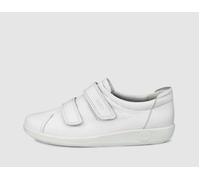 ECCO SOFT 2.0 STRAP Slipper Ledersneaker Damen weiß 41