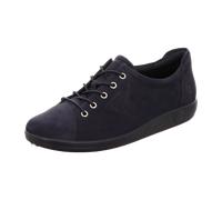 Ecco Soft 2 Schuhe blau nightsky Damen Schnürer für Damen, blau, Größe 42 EU