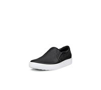 ECCO Soft 60 Premium Damen-Sneaker zum Reinschlüpfen, Schwarz, 38/38.5 EU