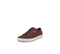 Ecco Sneaker Soft 7 Herren aus Premium-Leder – Chocolat – 42 EU
