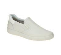 ECCO Soft 7 Easy Slip on Sneaker für Damen, Weiß/Lackweiß, 38/38.5 EU