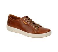 Ecco Sneaker Soft 7 – Cognacbraun aus Premium-Leder – Herren Größe 43