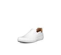 ECCO Soft 7 Easy Slip on Sneaker für Herren, Weiß/Löwe, 39.5/40 EU