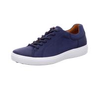 Ecco Soft 7 Schuhe Sneaker blau Nubuck 470264 - Größe 40