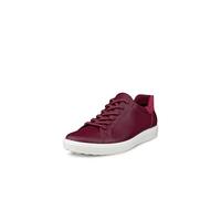 ECCO Sneaker Soft 7 Easy Slip Low (Premium-Leder) pflaumeviolett Damen, Größe Euro (US) 38