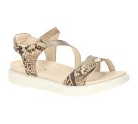 Ecco Soft Riemchen Sandale beige Schlange 238803 - Größe 36