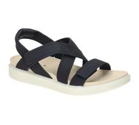 Ecco Soft Sandalen blau marine Kreuzriemen Nubuck 238813 - Größe 35
