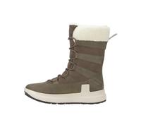 ECCO Winterstiefel Solice Boot High (Nubukleder, Primaloft®-Bio-Isolierung) dunkelbraun Damen, Größe Euro (US) 37