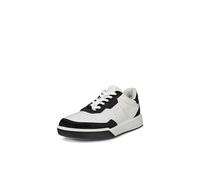 ECCO Street Court Damen-Sneaker, Schwarz/Weiß/Schwarz, 39/39.5 EU