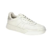 Ecco Sneaker Street Court Herren Weiß/Shadow White Glattleder Größe 40