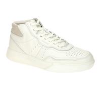 ECCO Alltag-Travelschuhe Street Court High-Top (Premium-Leder) weiss Herren, Größe Euro (US) 44