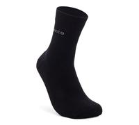 ECCO Tagessocke Ankle Cut Classic Longlife (robust und atmungsaktiv) schwarz Herren - 1 Paar, Größe 45-47