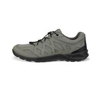 Trekkingschuh ECCO "TERRACRUISE LT M TEX", Herren, Gr. 42, graugrün, schwarz, Lederimitat, Textil, Schuhe Trekkingschuh, Freizeitsneaker, Halbschuh, Outdoorschuh mit Profilsohle (15896849-42)