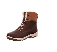 Ecco Trace Stiefel Winter Schnür Boots braun camel Warmfutter für Damen, braun, Größe 37 EU