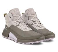 ECCO Wanderschuhe Biom 2.1 Mountain Mid GTX (Premium-Nubukleder, wasserdicht) dunkelgrau/hellgrau Damen, Größe Euro (US) 38