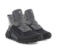 ECCO Wanderschuhe Biom 2.1 Mountain Mid GTX (Premium-Nubukleder, wasserdicht) schwarz/grau Damen, Größe Euro (US) 40