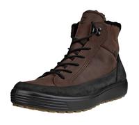 ECCO Wanderschuhe Soft 7 Tred High-Cut (Nubukleder, wasserdicht) schwarz/braun Herren, Größe Euro (US) 43