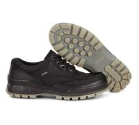 Schnürschuh Ecco Track 25 Black Black Pull Up Oil Nubuck Herren-Schuhgröße 43