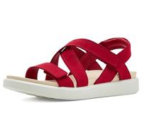 ECCO Weiche Damen-Sandalen mit Kreuzriemen, Rot (Chili Red), Größe 37