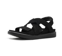 Ecco Soft Sandalen schwarz Kreuzriemen Nubuck 238813 - Größe 39