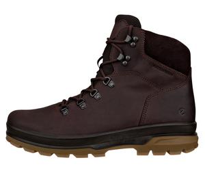 ECCO Winterschuhe Rugged Track WP Lace Boot (Premium-Leder, wasserdicht) dunkelbraun Herren, Größe Euro (US) 44